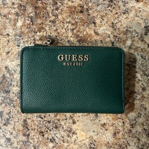 GUESS Gold and Green Wallet